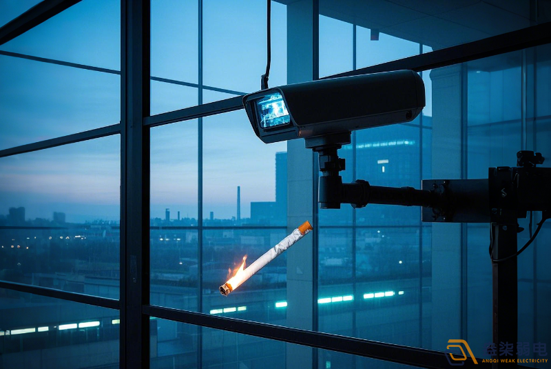 AI智能监控如何解决工厂办公大楼窗户扔烟头问题？-007科技弱电系统