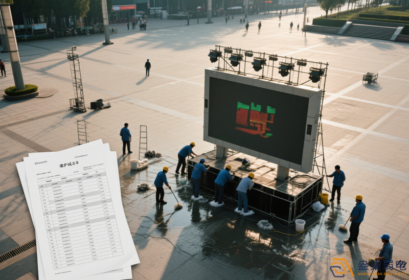 室外LED屏的维护成本是多少？