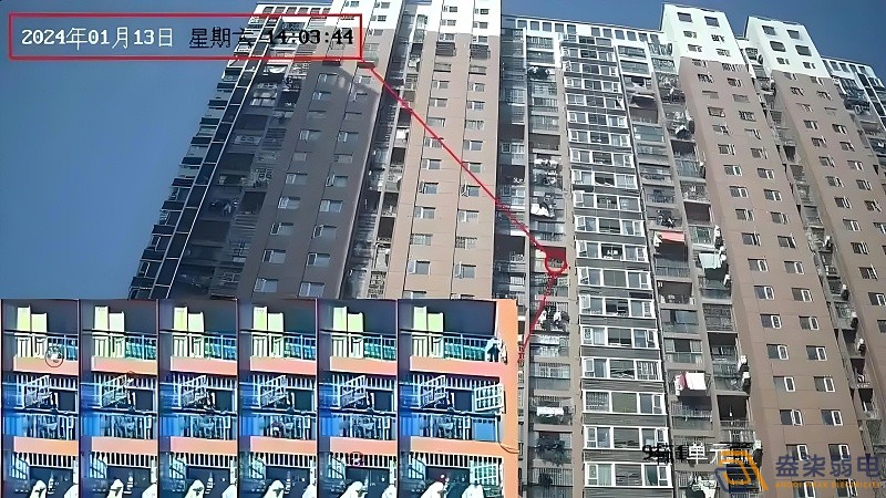 小区高空抛物监控如何避免被遮挡视野？